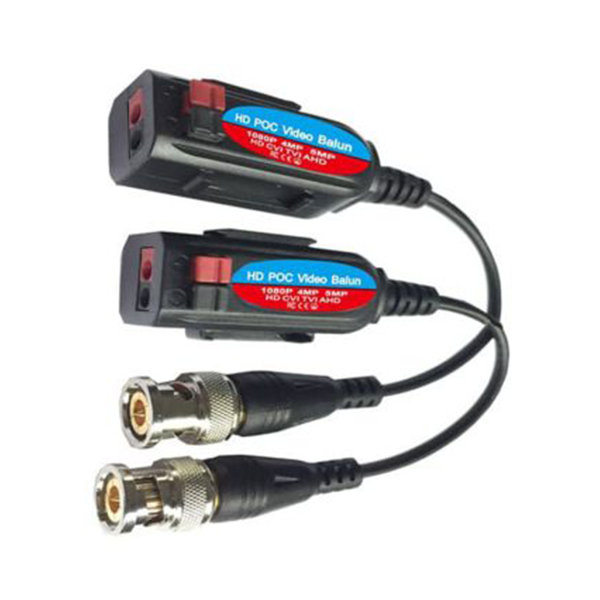 BAL-8MP-POC Video Balun 4K POC With Push Fit Connection