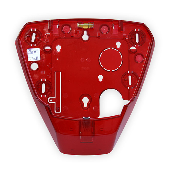 Pyronix FPDELTA-BDR Red Deltabell Backplate for Bell Box Siren